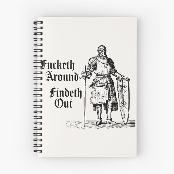 Item preview, Fucketh Around, Findeth Out. designed and sold by Texterns.