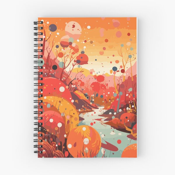Item preview, High saturation color polka dot planet forest decorative painting 04 designed and sold by UnaWu533.
