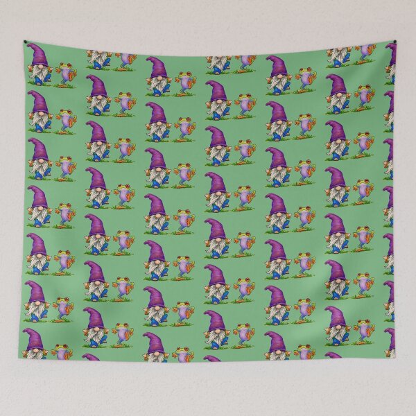 Item preview, Dancing Frog and Gnome designed and sold by SarahCD13.
