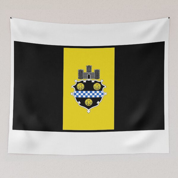 Item preview, Pittsburgh Pennsylvania City Flag designed and sold by DESTINATIONS DECAL.