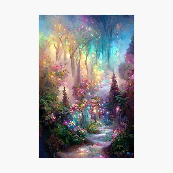 Item preview, Rainbow Magic Fairy Forest | Enchanted Faerie Woods designed and sold by LeahTT.