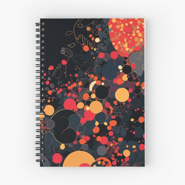 Item preview, High saturation color polka dot planet forest decorative painting 06 designed and sold by UnaWu533.