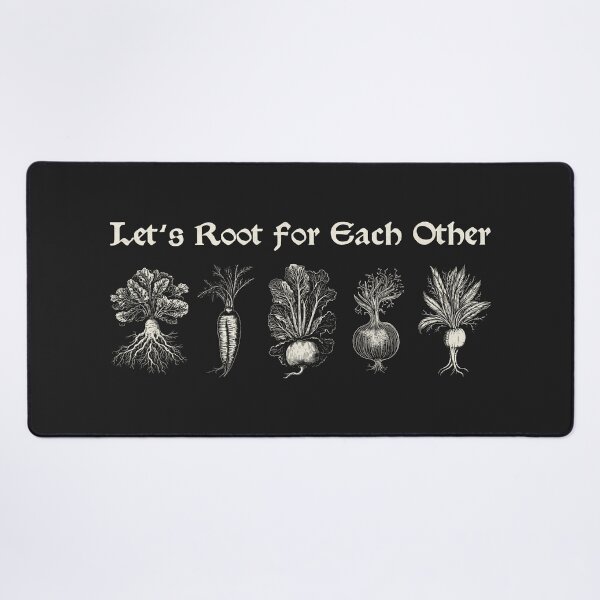 Item preview, Let's Root for Each Other Medieval Gothic Style Fun Print designed and sold by semisoberme.