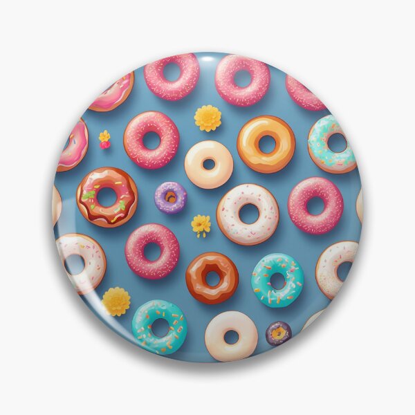 Item preview, Colorful Donuts - Seamless Pattern designed and sold by MtWoodsonSales.