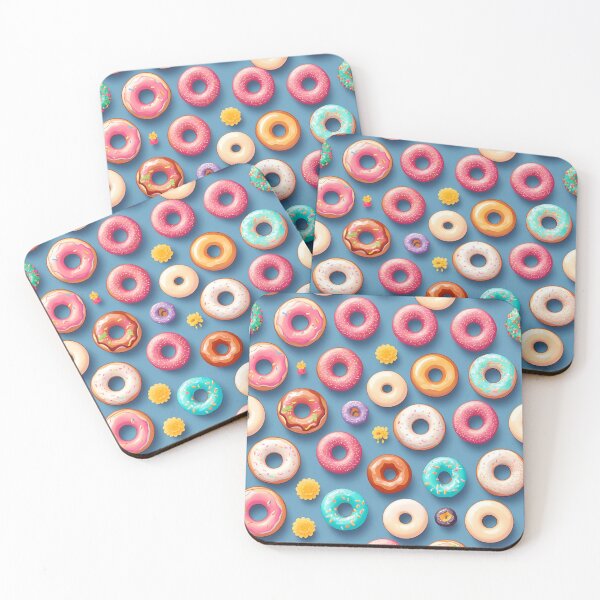 Item preview, Colorful Donuts - Seamless Pattern designed and sold by MtWoodsonSales.