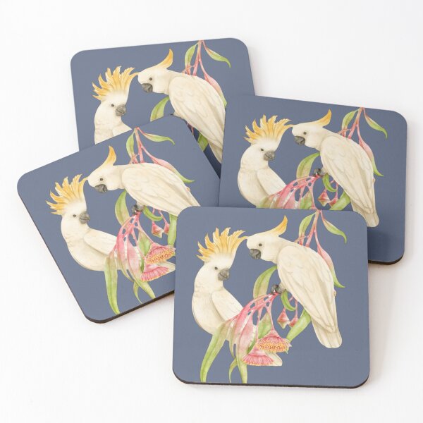 Item preview, Cockatoo and Gum nuts  designed and sold by LittleblueBz.