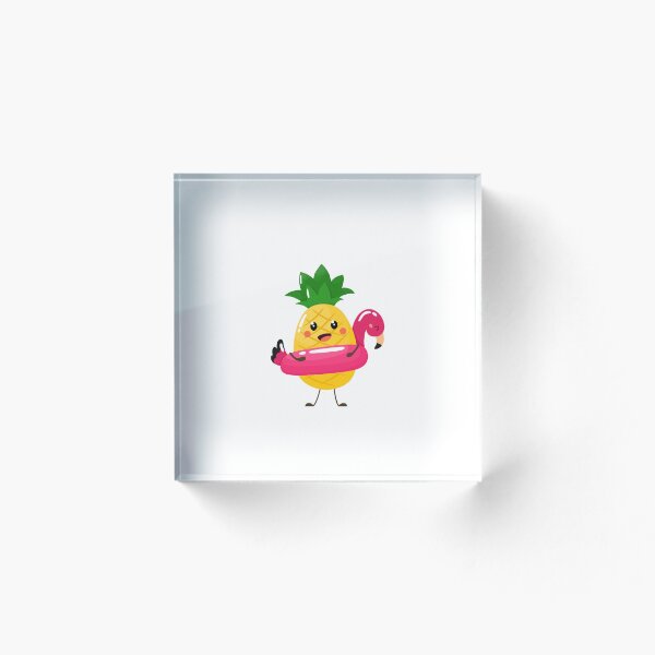 Item preview, summer patterns with flamingos and pineapples designed and sold by ASSAOUCI.