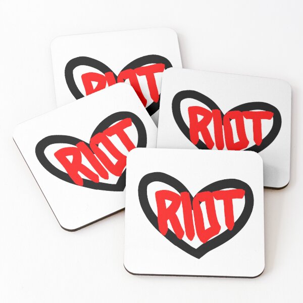 Item preview, RIOT heart design designed and sold by emoworms.