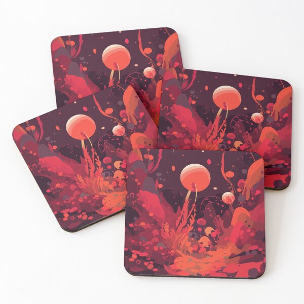 Item preview, High saturation color polka dot planet forest decorative painting 11 designed and sold by UnaWu533.