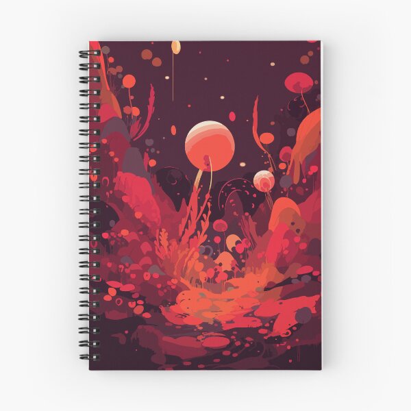 Item preview, High saturation color polka dot planet forest decorative painting 11 designed and sold by UnaWu533.