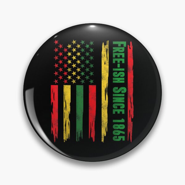 Item preview, FREE-ISH SINCE 1865 Juneteenth flag 2023 Juneteenth Afrocentric Celebration 2023 designed and sold by Khalmer ⭐⭐⭐⭐⭐.