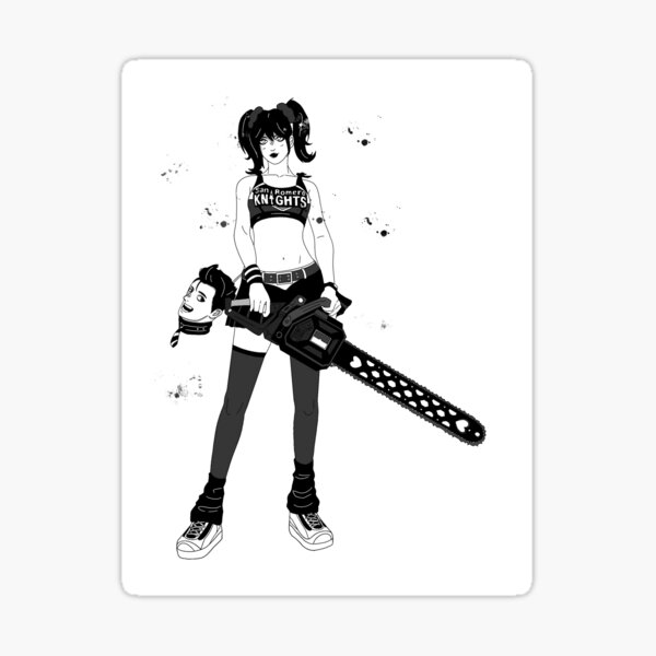 Three Ratels B298 Funny Anime Game Lollipop Chainsaw Juliet For Car  Stickers Removeable Sexy Decals Vinyl Material Decor