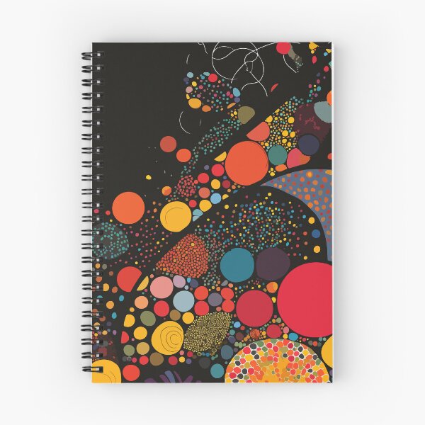 Item preview, High saturation color polka dot planet forest decorative painting 14 designed and sold by UnaWu533.