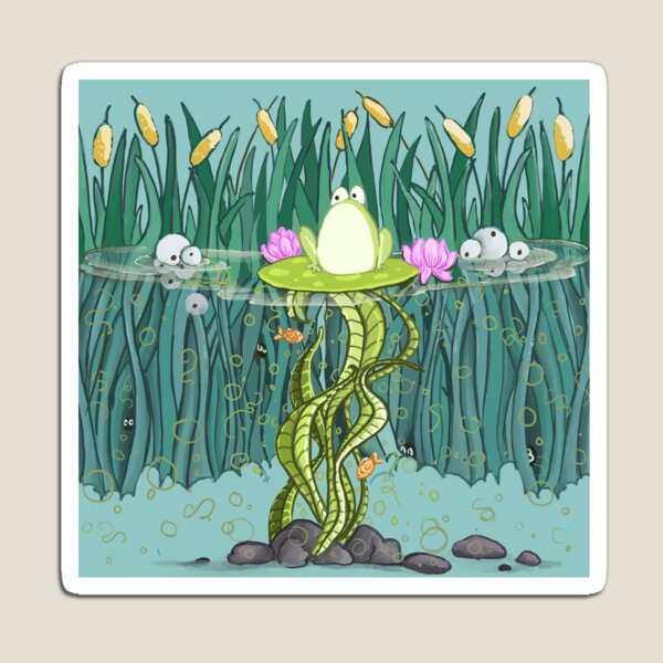 Item preview, Swampy keeping watch designed and sold by Whimsy Pose Illustrations.