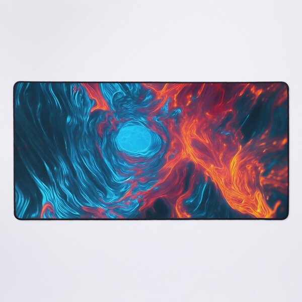 Item preview, Strata Liquid Psychedelic Flame and Ice Artwork designed and sold by PadMouse.