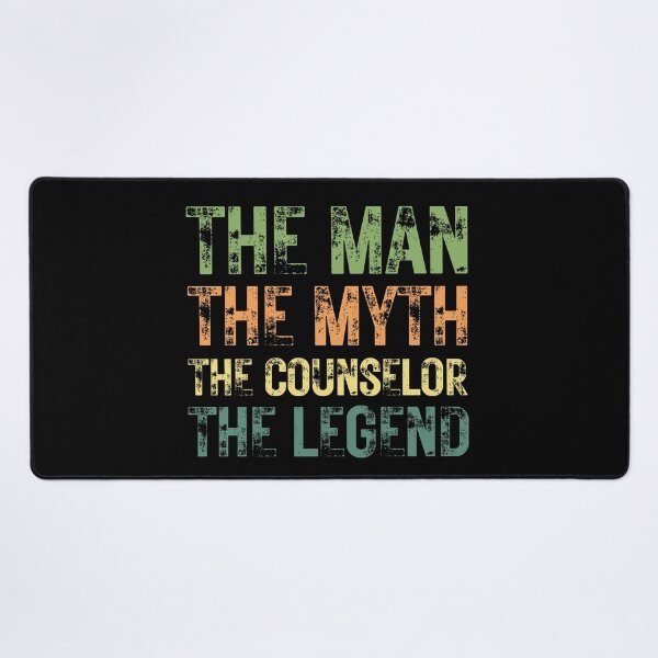 Item preview, The Man The Myth The Counselor the Legend designed and sold by Crafty-Mornings.