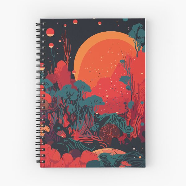 Item preview, High saturation color polka dot planet forest decorative painting 17 designed and sold by UnaWu533.