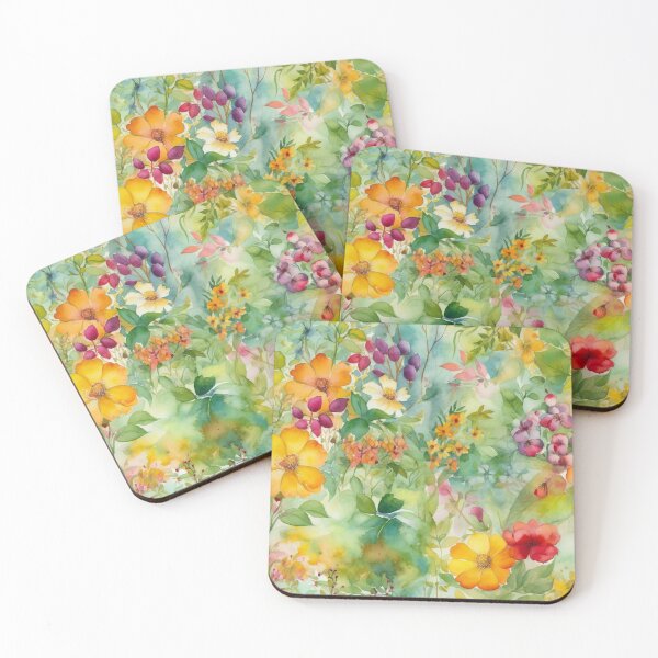Item preview, Pretty Spring Watercolor Floral Illustration designed and sold by John-NW-Shop.
