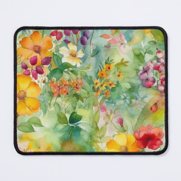 Item preview, Pretty Spring Watercolor Floral Illustration designed and sold by John-NW-Shop.