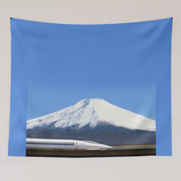 Item preview, Mount Fuji and the Bullet Train JR 500, Japan designed and sold by Bruno Beach.