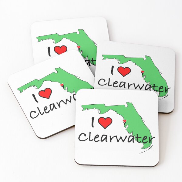 Item preview, I Love Clearwater (Florida) designed and sold by sandcastle-tech.