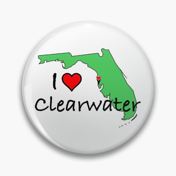 Item preview, I Love Clearwater (Florida) designed and sold by sandcastle-tech.