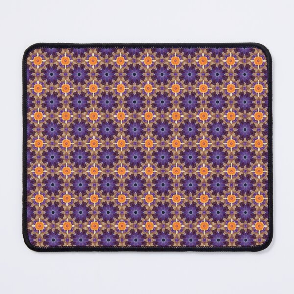 Item preview, Blooming Petal floral Pattern in Orange, Purple, Taupe and Blue designed and sold by MimsTees.