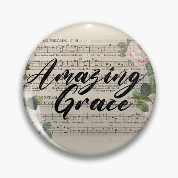 Item preview, Amazing Grace - Vintage Hymn designed and sold by amazingjoy.