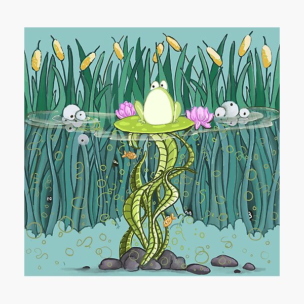 Aperçu de l'œuvre Marécageux faisant le guet créée et vendue par Whimsy Pose Illustrations.