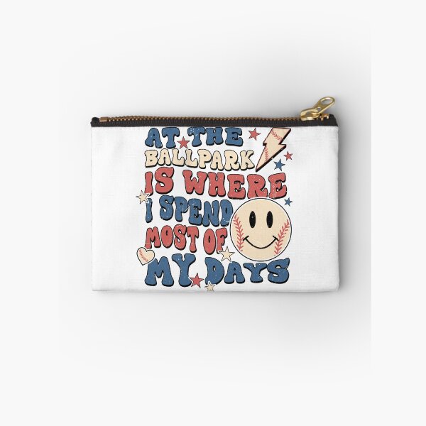 Item preview, Retro Baseball / Softball, At The Ballpark is Where I Spend Most of My Days designed and sold by Luckydog23.