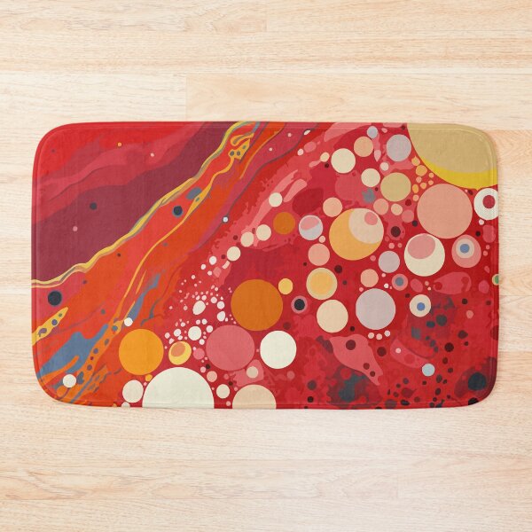 Item preview, High saturation color polka dot planet forest decorative painting 22 designed and sold by UnaWu533.