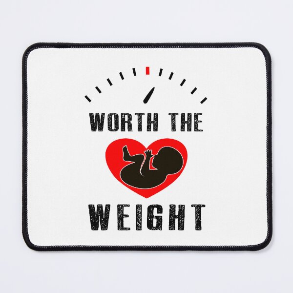 Item preview, Great Maternity Design Gift - Embrace Your Bump Worth the Weight Maternity Wear Pregnancy Announcement Affirmation Quote for Moms-to-Be designed and sold by allmarkmade.