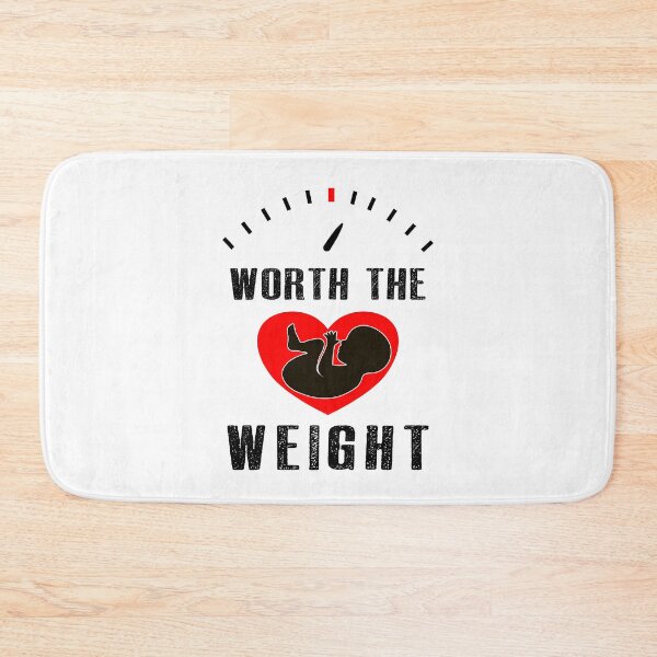 Item preview, Great Maternity Design Gift - Embrace Your Bump Worth the Weight Maternity Wear Pregnancy Announcement Affirmation Quote for Moms-to-Be designed and sold by allmarkmade.