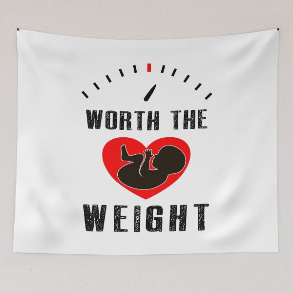Item preview, Great Maternity Design Gift - Embrace Your Bump Worth the Weight Maternity Wear Pregnancy Announcement Affirmation Quote for Moms-to-Be designed and sold by allmarkmade.