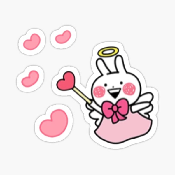 Item preview, Ultra Usagyuuun - Angel Giving Hearts designed and sold by junnieitboy.