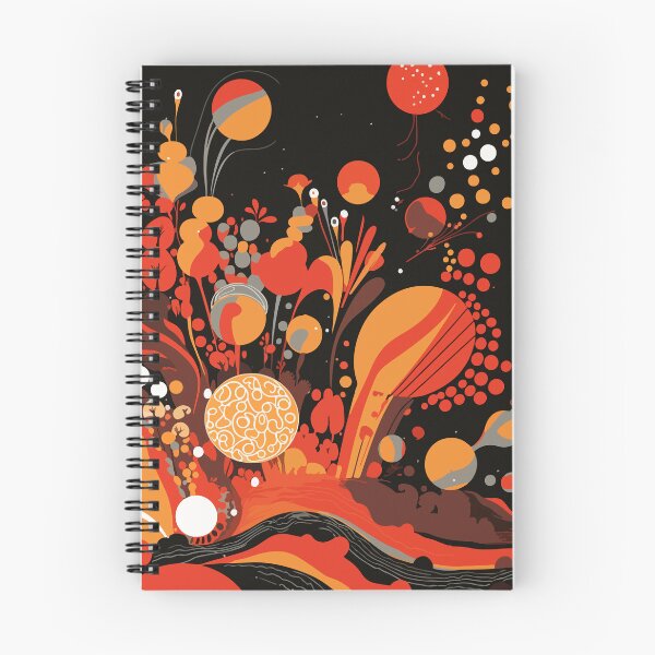 Item preview, High saturation color polka dot planet forest decorative painting 23 designed and sold by UnaWu533.