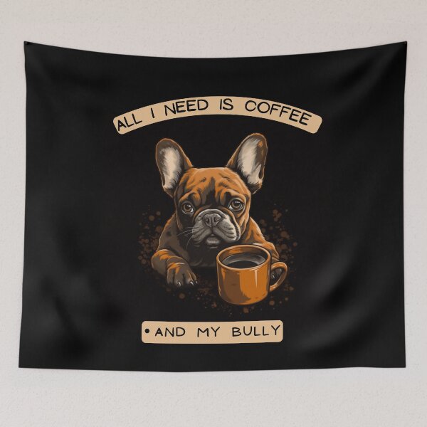 Item preview, All I Need Is Coffee And My Bully Essential T-Shirt designed and sold by RunRight.