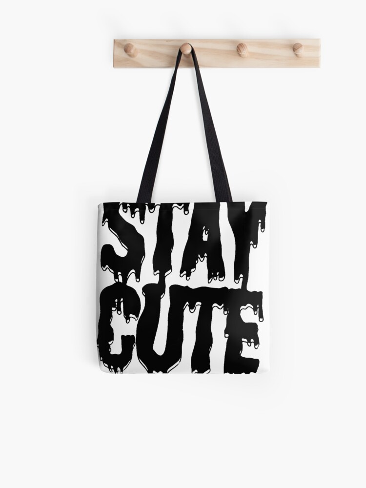 cute black tote bags