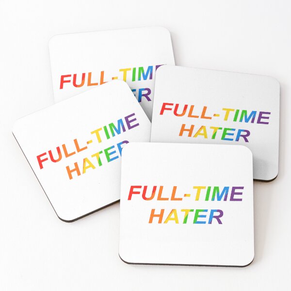 Item preview, Pride Flag "FULL-TIME HATER" designed and sold by emoworms.
