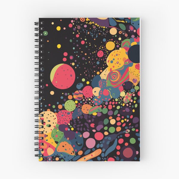 Item preview, High saturation color polka dot planet forest decorative painting 29 designed and sold by UnaWu533.