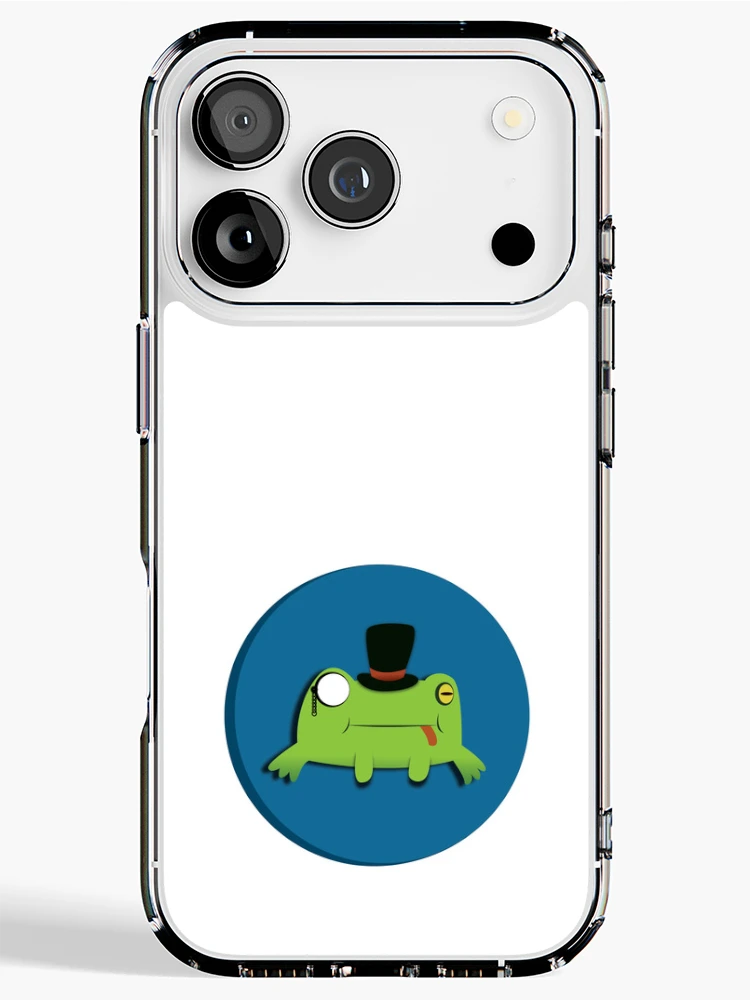 Thumbnail 1 of 5, iPhone Case, fancy frog designed and sold by plotDriving-NPC.