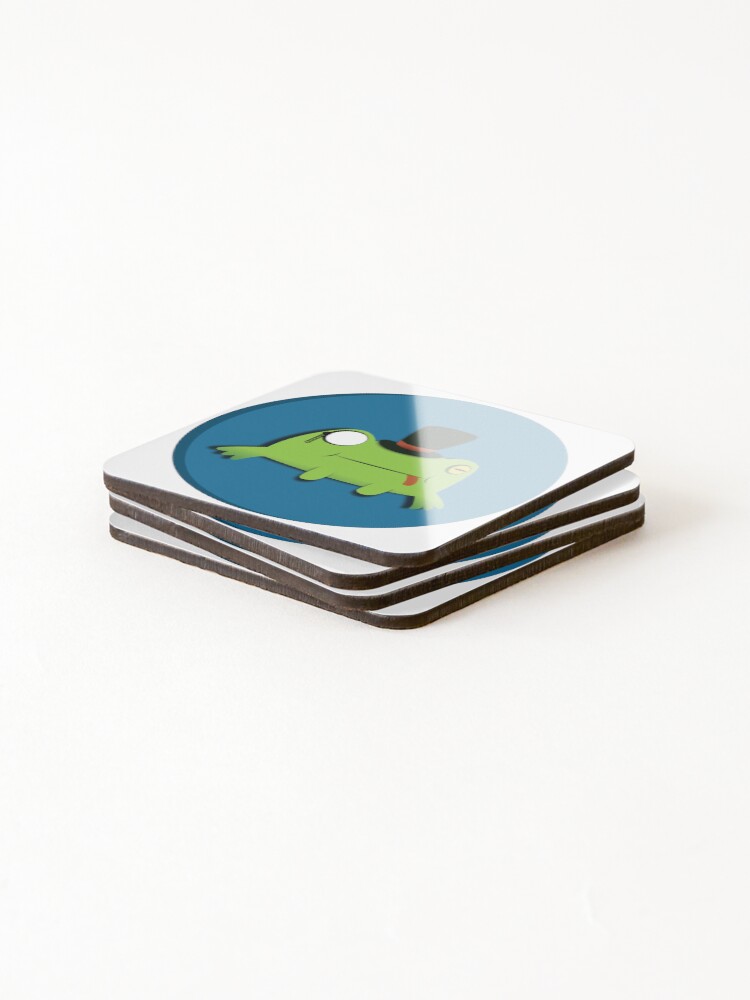 Thumbnail 4 of 5, Coasters (Set of 4), fancy frog designed and sold by plotDriving-NPC.