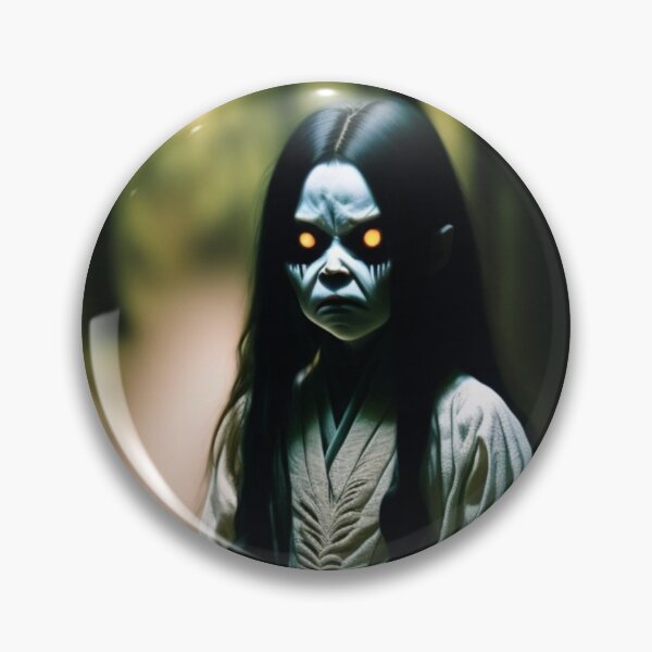 Item preview, Possessed Girl Glowing Eyes Japanese Anime Horror Forest  designed and sold by Michael Voyler.