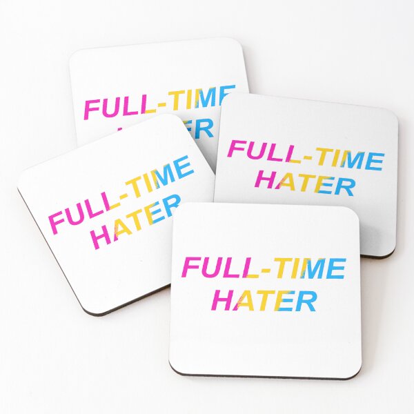 Item preview, Pansexual Pride Flag "FULL-TIME HATER" designed and sold by emoworms.