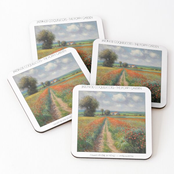 Item preview, Poppy Garden Monet impressionism art designed and sold by Willow Art Boutique.