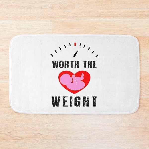 Item preview, Gender Reveal Girl Great Maternity Design Gift - Embrace Your Bump Worth the Weight Maternity Wear Pregnancy Announcement Affirmation Quote for Moms-to-Be designed and sold by allmarkmade.