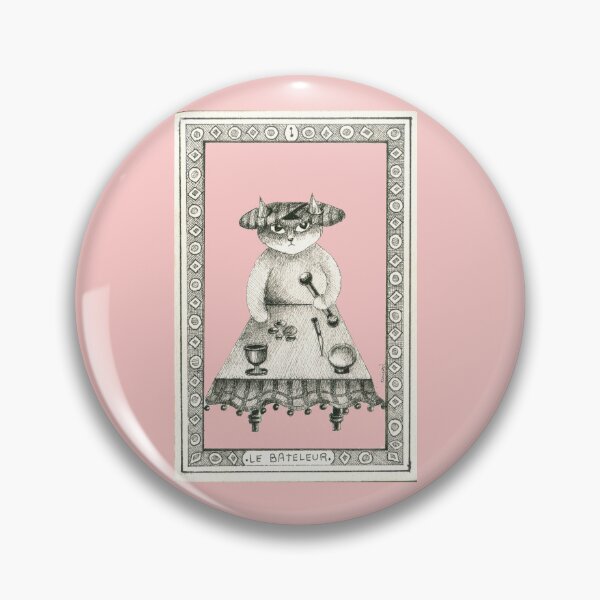 Artikelvorschau, Tarot de Le bateleur: Cadeau Envoûtant pour les Amoureux des Chats entworfen und verkauft von gatteria.