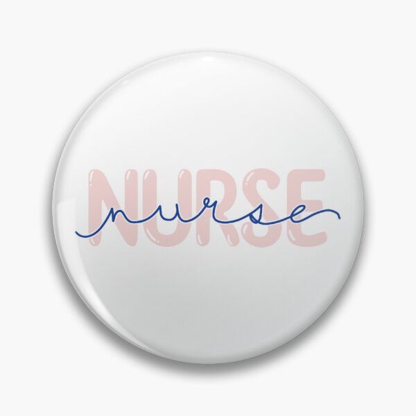 Item preview, Light Pink and Navy Blue “Nurse” Design designed and sold by SidderBug Designs.
