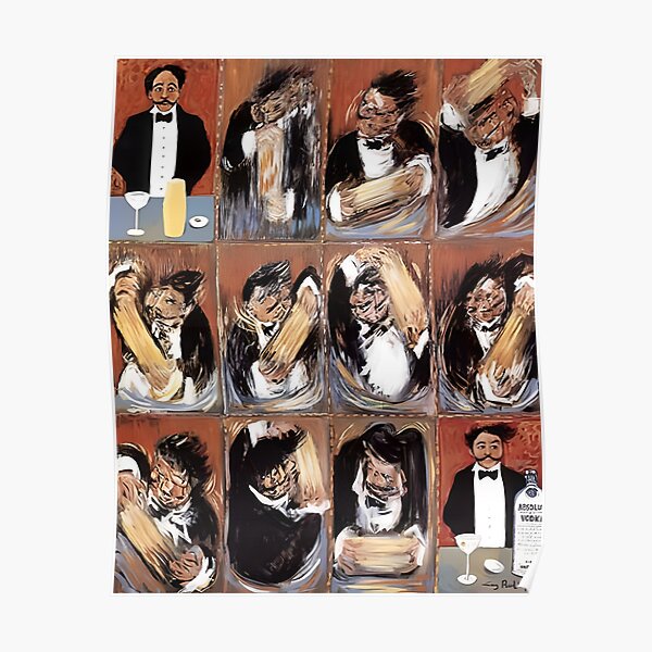HD GUY BUFFET MARTINI Poster
