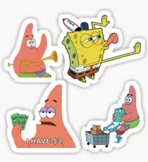 Spongebob Multiple Stickers Sticker